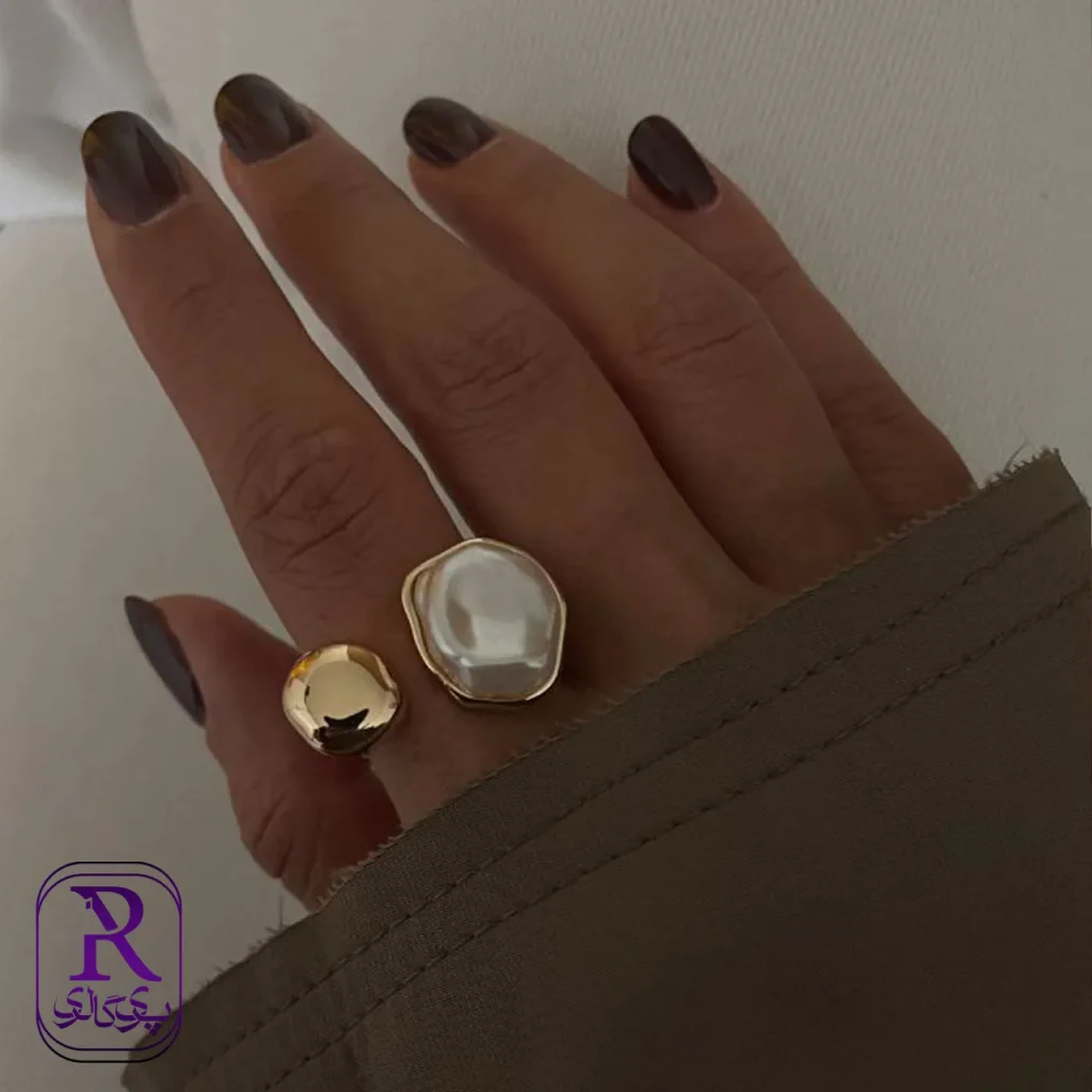 انگشتر مروارید دفرمه