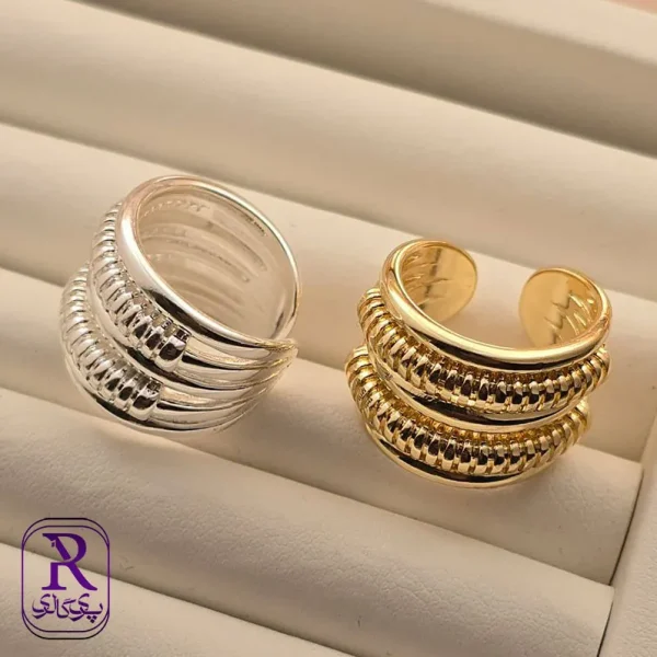 انگشتر مینیمال فنری