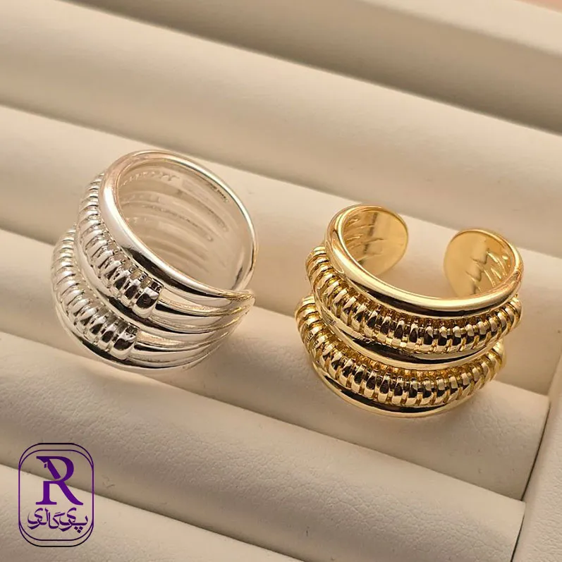 انگشتر مینیمال فنری