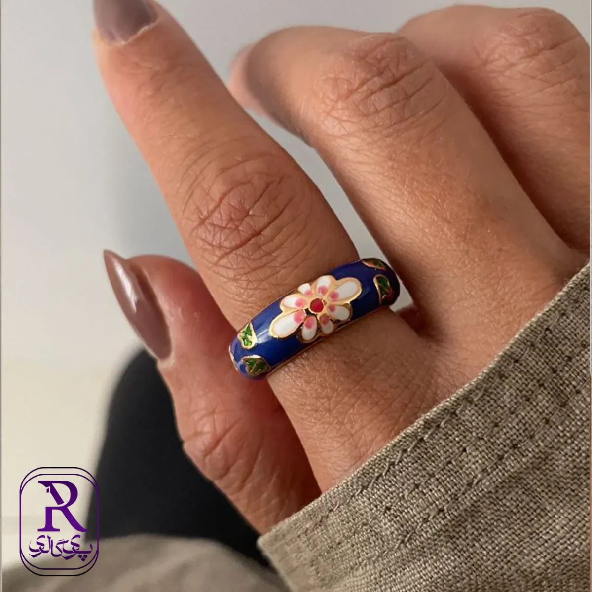 انگشتر مینا کاری - تصویر 2