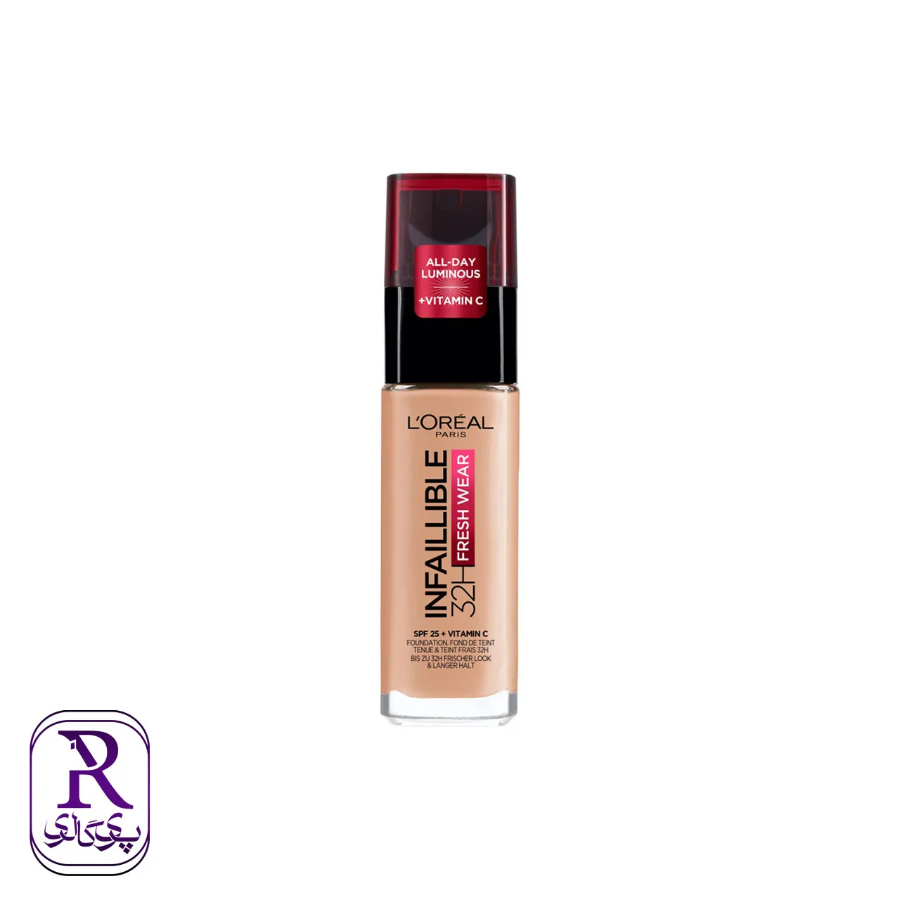 64723 کرم پودر لورال LOREAL INFAILLIBLE شماره 120 حاوی ویتامین C و SPF25 - تصویر 1