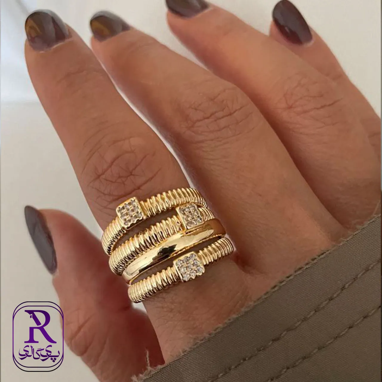 9 انگشتر مدل لوتوس - تصویر 1