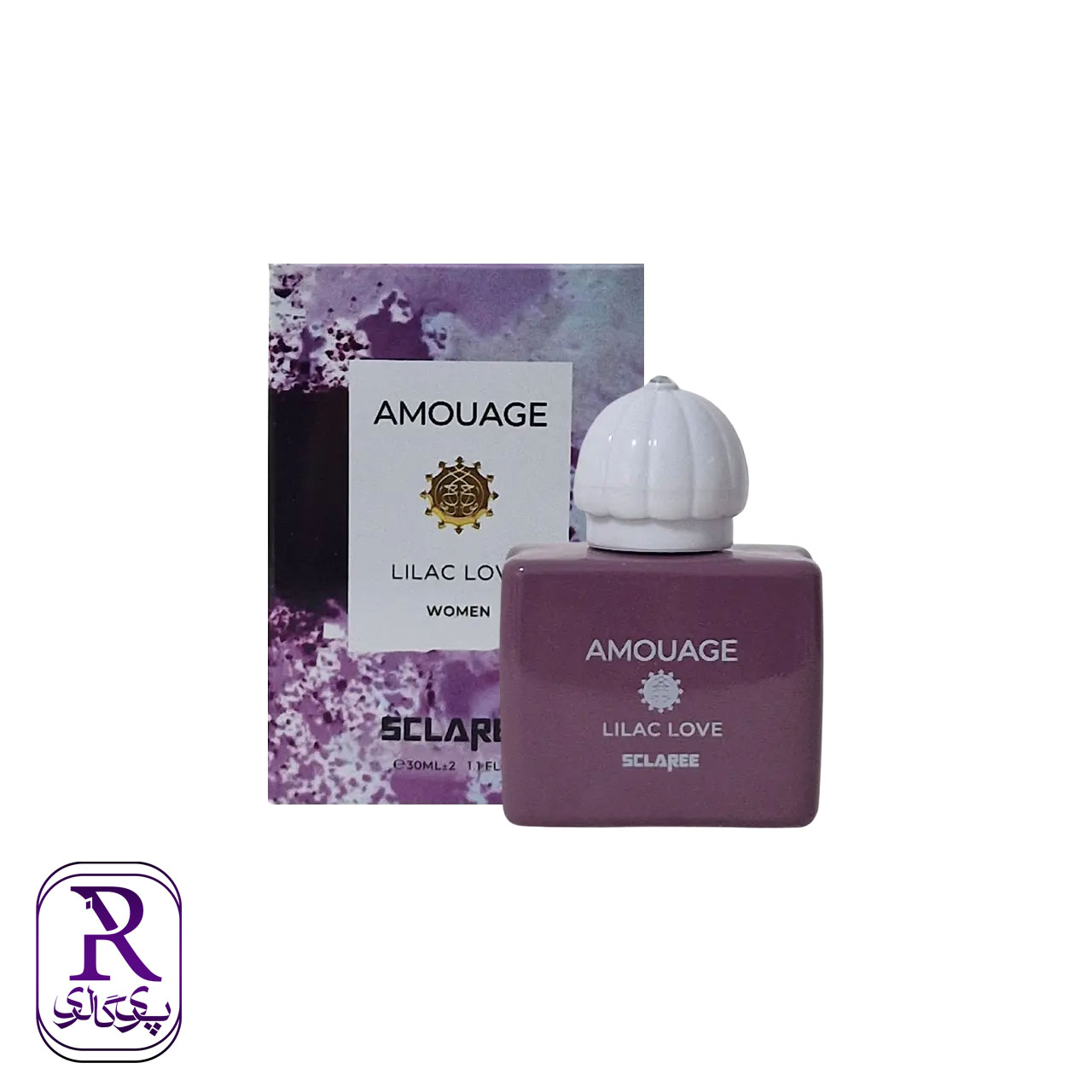 Amouage-Lilac-Love ادوپرفیوم مینیاتوری زنانه اسکلاره Sclaree مدل آمواج لیلاک لاو Amouage Lilac Love حجم 30 میلی لیتر