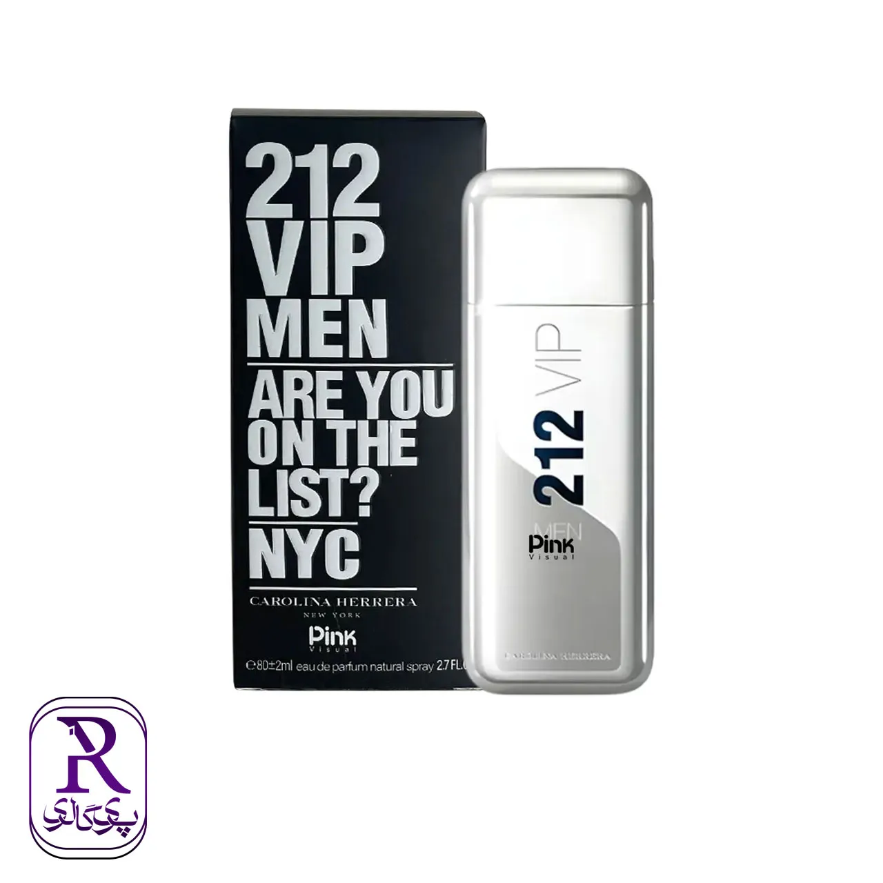 Carolina-Herrera-212-VIP-Men ادوپرفیوم پینک ویژوآل Pink مدل ۲۱۲ وی آی پی مردانه Carolina Herrera 212 VIP Men حجم 80 میلی لیتر طرح مارک