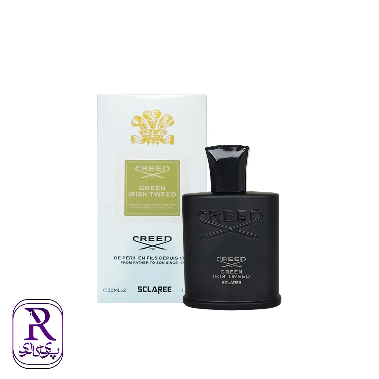 Creed-Green-Irish-Tweed- ادوپرفیوم مردانه اسکلاره Sclaree مدل کرید گرین ایریش توید Creed Green Irish Tweed حجم 30 میل
