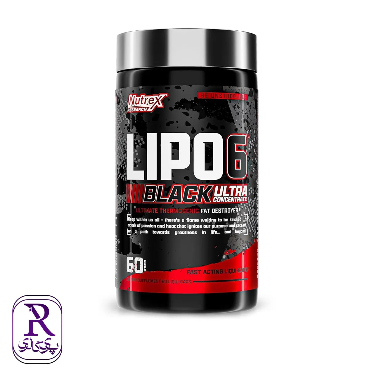Nutrex-Research-Lipo-6 چربیسوز لیپو 6 بلک ناترکس مدل 60 عددی Ultra Concentrate