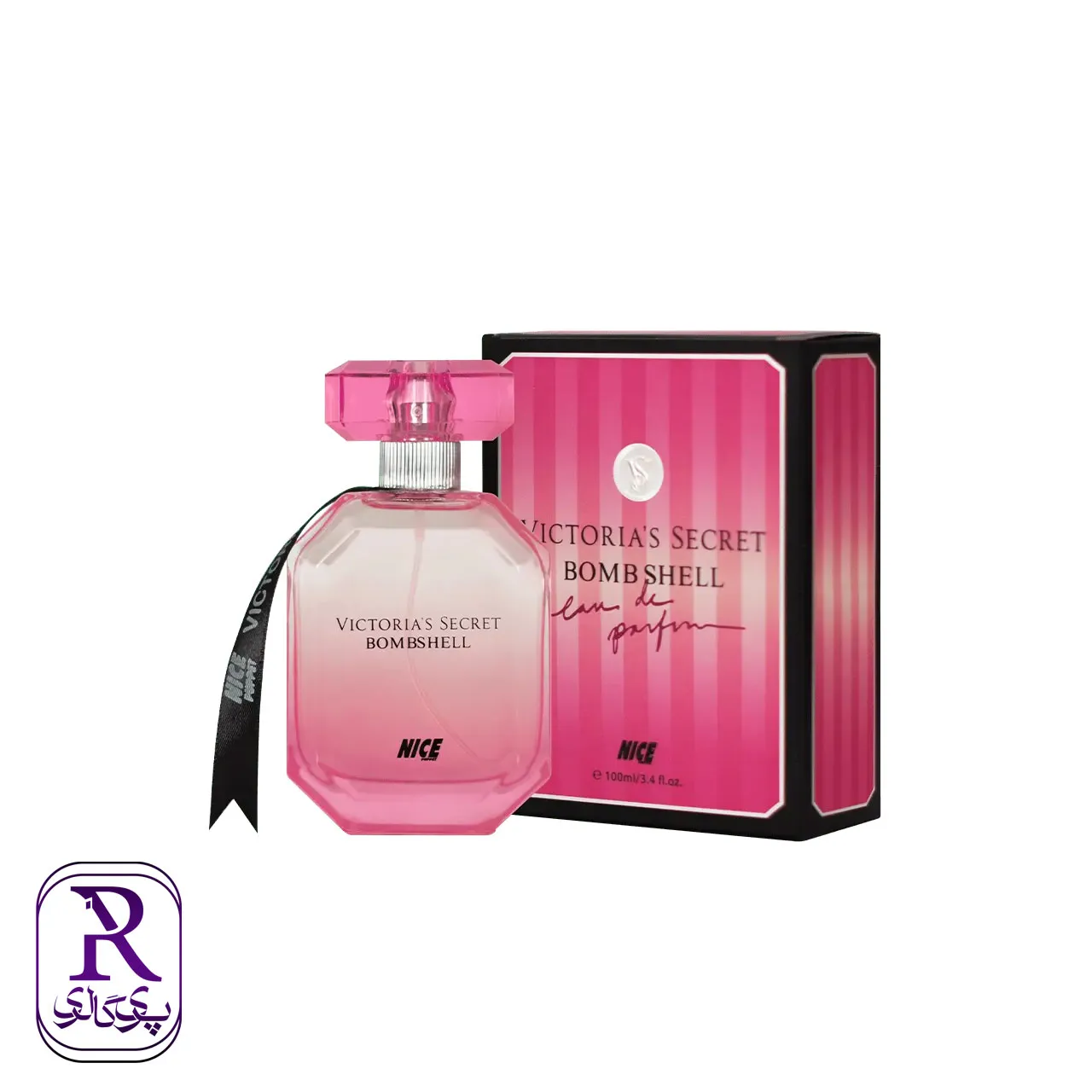 Victoria-Secret-Bombshell ادوپرفیوم زنانه نایس پاپت Nice مدل ویکتوریا سکرت بامبشل Victoria Secret Bombshell حجم 100 میلی لیتر