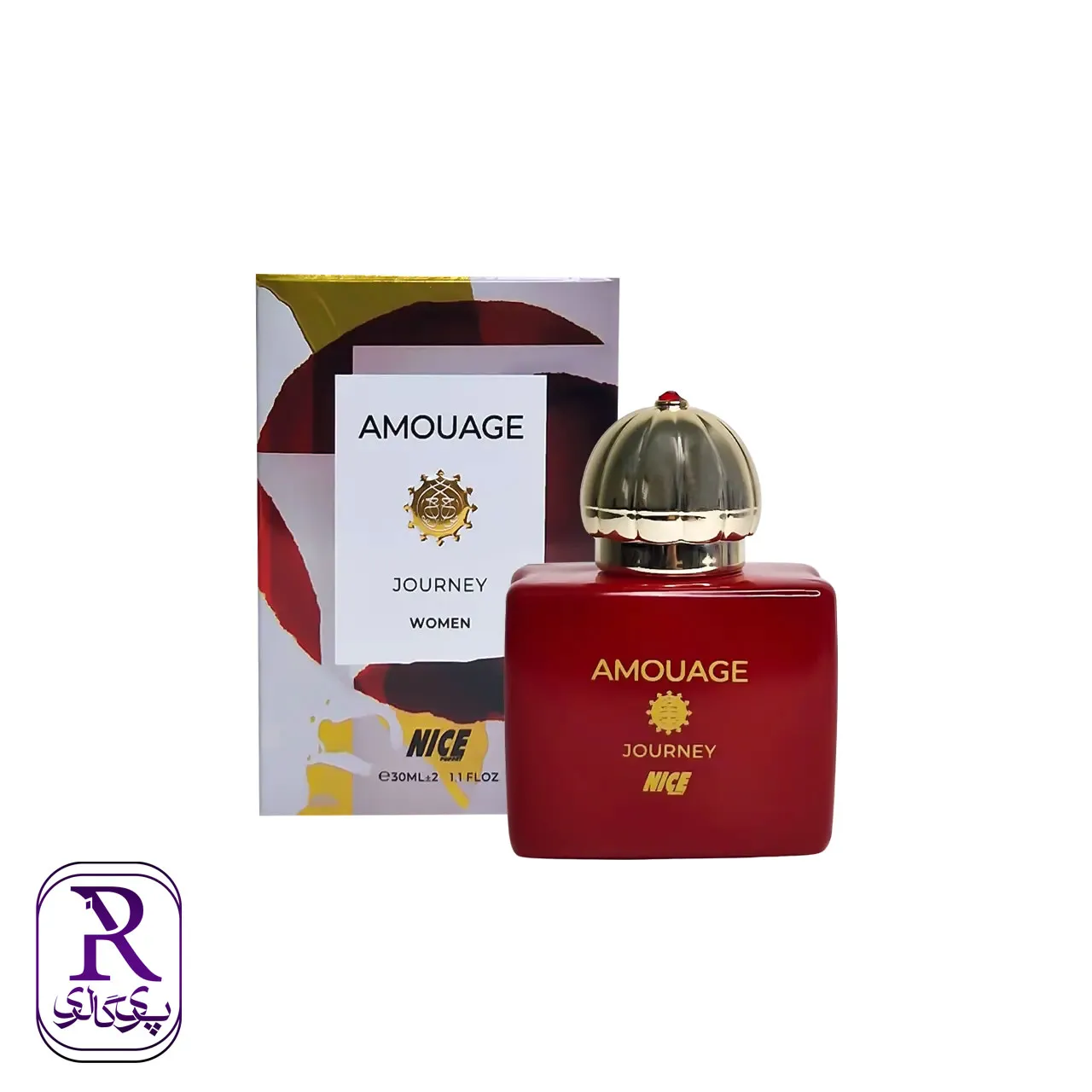 ادوپرفیوم مینیاتوری زنانه نایس Nice مدل امواج جورنی Amouage Journey حجم 30 میل ادوپرفیوم مینیاتوری زنانه نایس Nice مدل امواج جورنی Amouage Journey حجم 30 میل