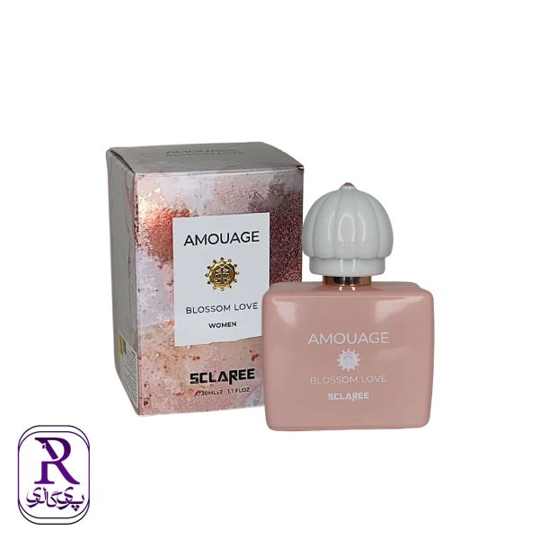 ادوپرفیوم مینیاتوری زنانه اسکلاره Sclaree مدل آمواج بلوسوم لاو Amouage Blossom Love حجم 30 میل