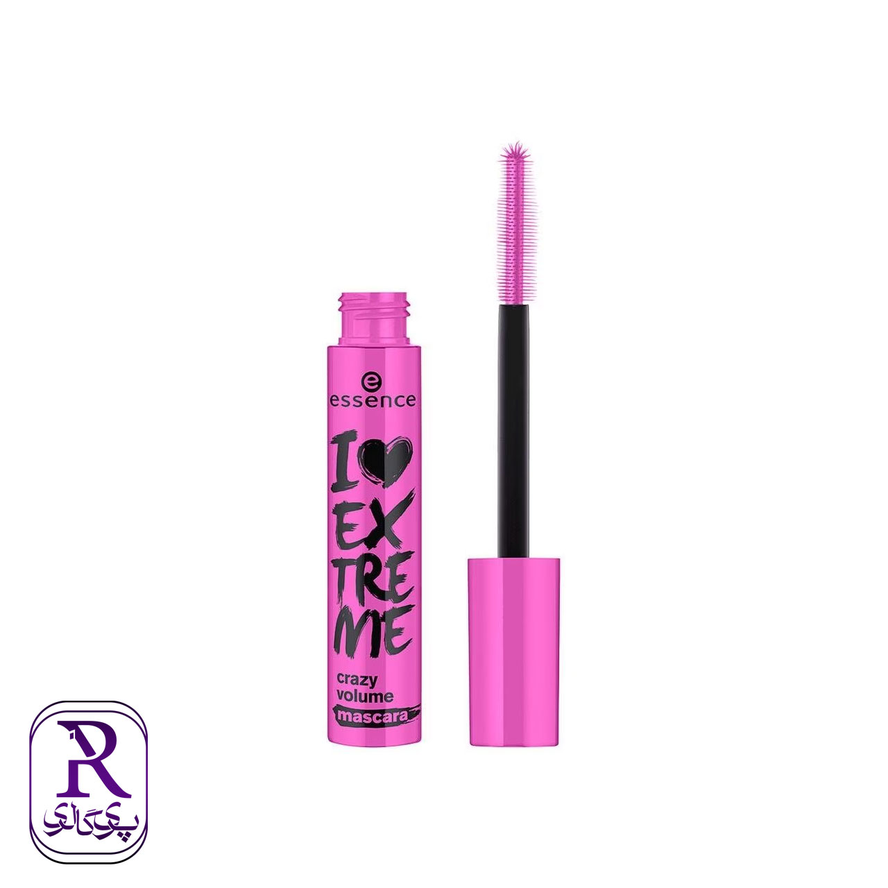essence-i-love-extreme-crazy-volume-mascara ریمل اسنس حجم دهنده صورتی مدل I Love Extreme Crazy Volume - تصویر 1