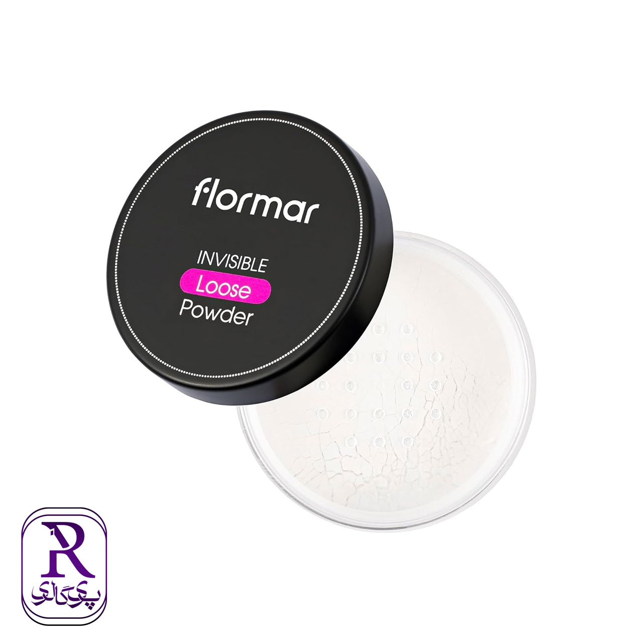 invisible-loose-powder-silver-sand پودر فیکس سیلور سند فلورمار Invisible Loose Powder Silver Sand - تصویر 1