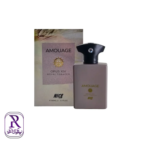 ادوپرفیوم نایس Nice مدل آمواج اوپوس 14 رویال توباکو Amouage Opus XIV Royal Tobacco حجم 30 میل