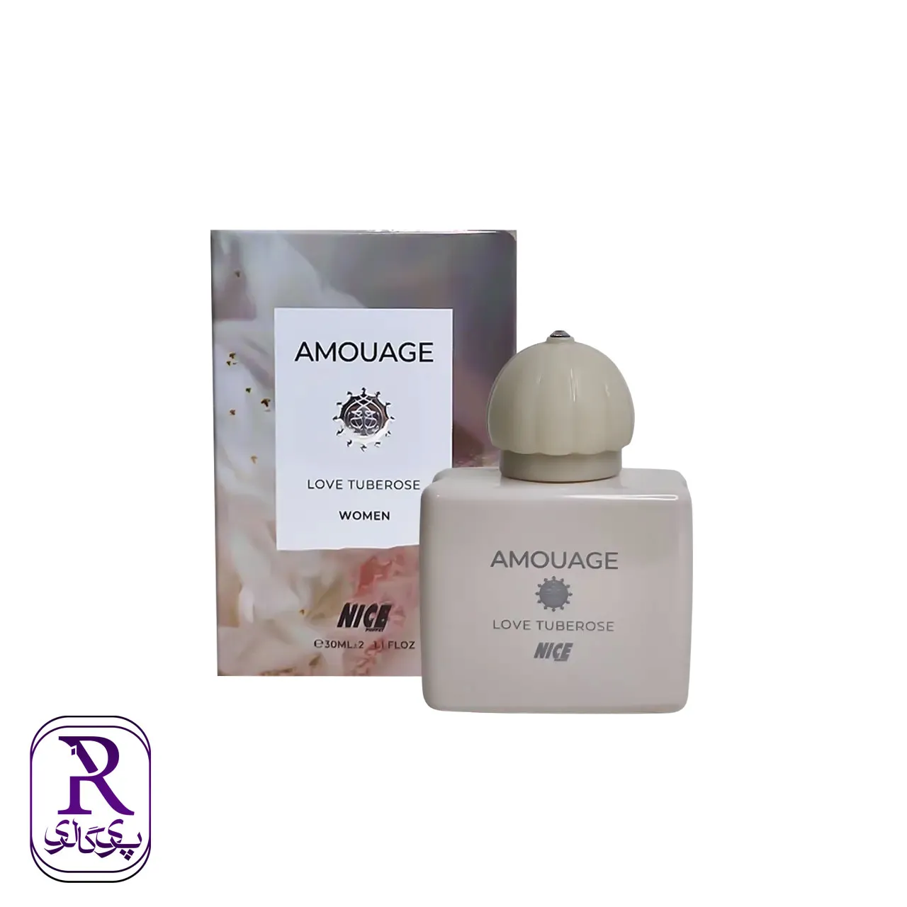 ادوپرفیوم مینیاتوری زنانه نایس Nice مدل آمواج لاو تیوب رز Amouage Love Tuberose حجم 30 میل ادوپرفیوم مینیاتوری زنانه نایس Nice مدل آمواج لاو تیوب رز Amouage Love Tuberose حجم 30 میل