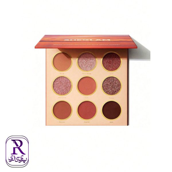 پالت سایه شیگلم 9رنگ مدل Sheglam Beach Sunset