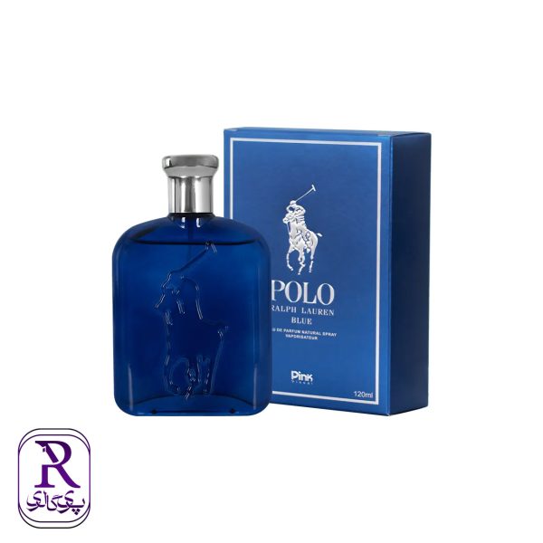 ادوپرفیوم مردانه پینک ویژوآل Pink مدل پلو بلو Polo Blue حجم 100 میلی لیتر