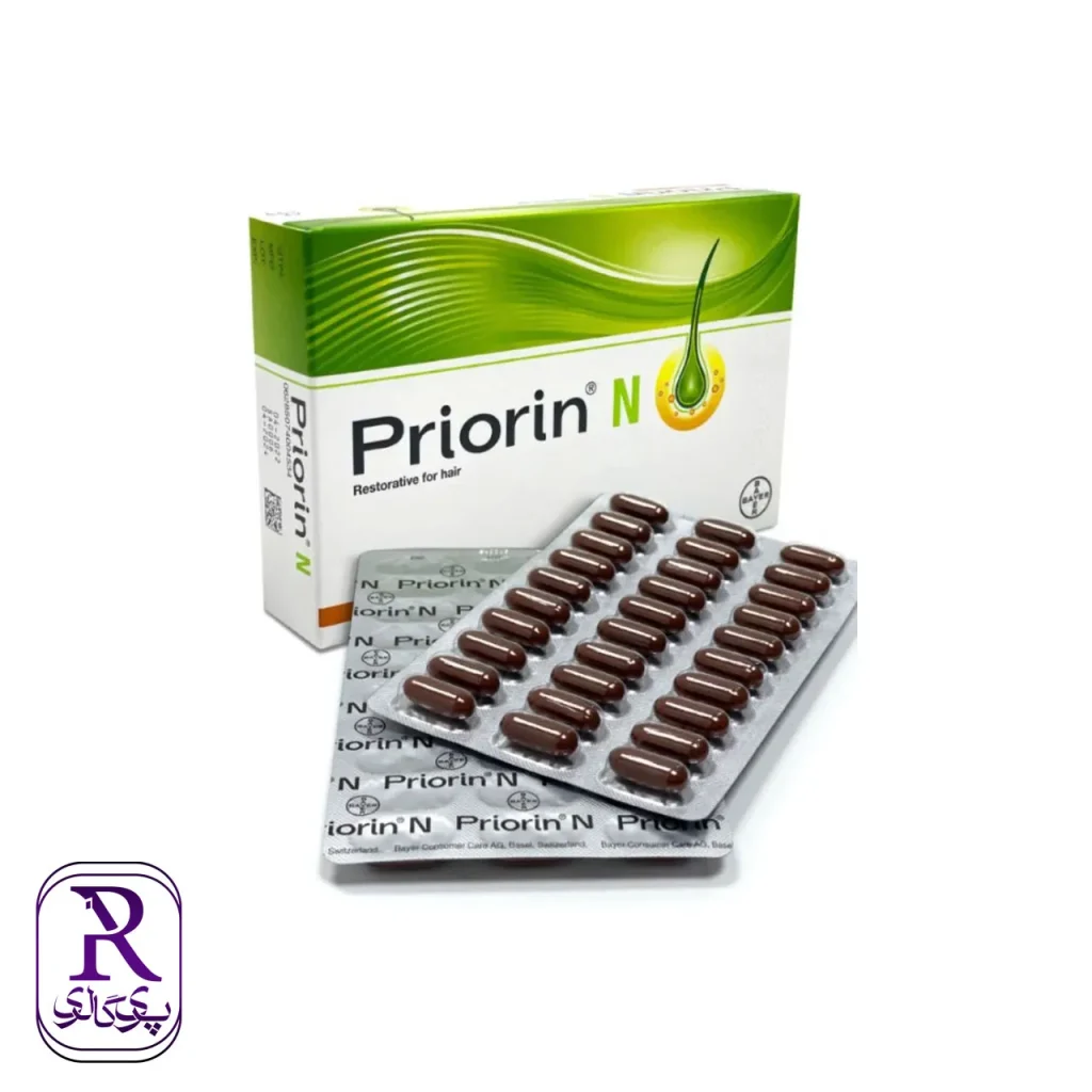 مکمل و کپسول پریورین بایر ضدریزش هورمونی و ارثی (1 ورق)