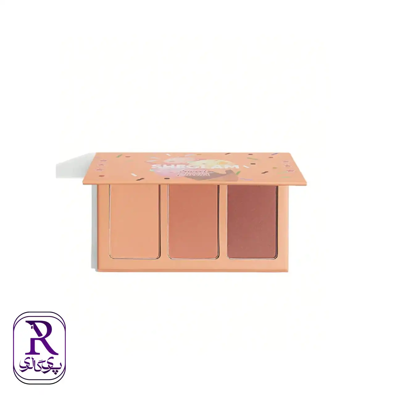 sweet-cheeks-blush-trio-private-cabana پالت رژگونه بستنی 3 رنگ شیگلم مدل Private Cabana - تصویر 1
