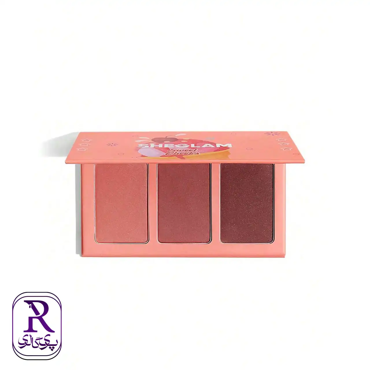 sweet-cheeks-blush-trio-sunset-cruise پالت رژگونه بستنی 3 رنگ شیگلم مدل Sunset Cruise - تصویر 1
