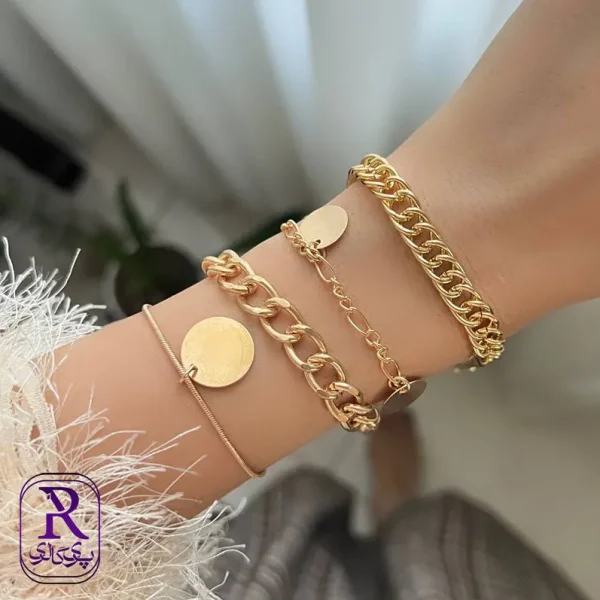 دستبند پکی مدل سکه
