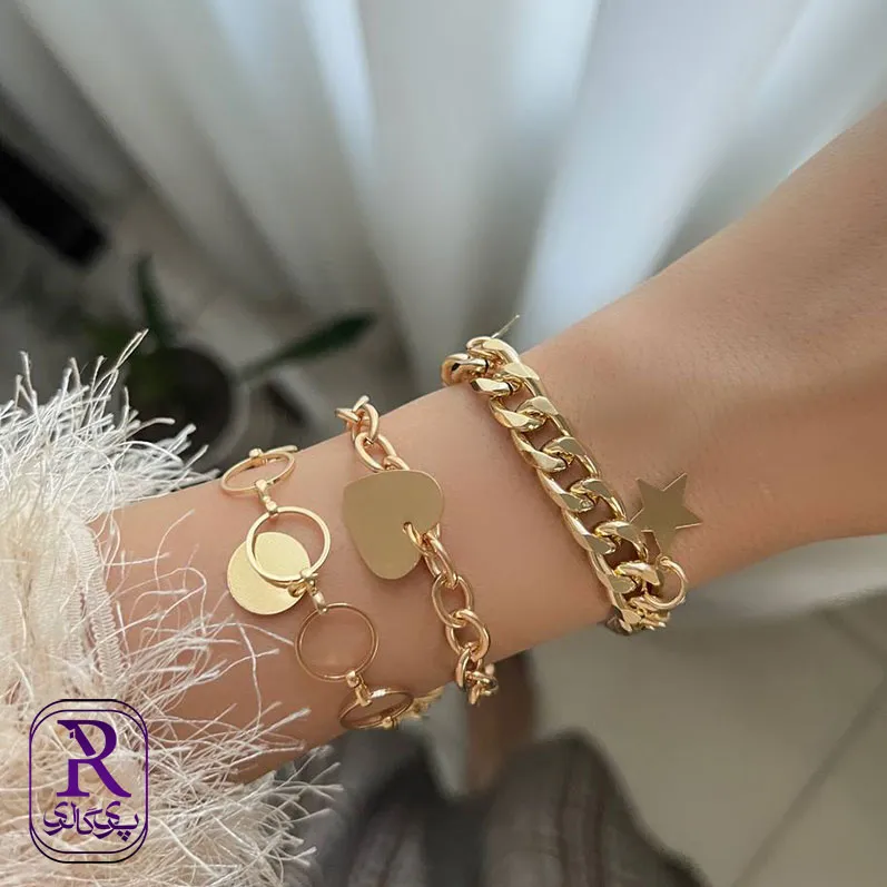 دستبند پکی چندتایی مدل کارتیه