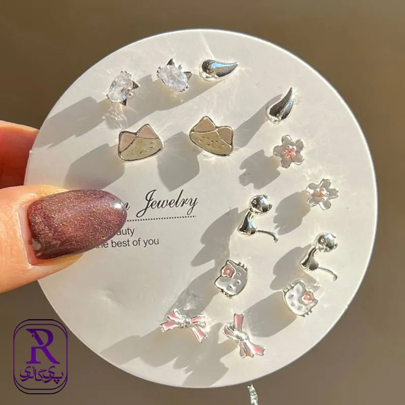 گوشواره پکی هفتایی