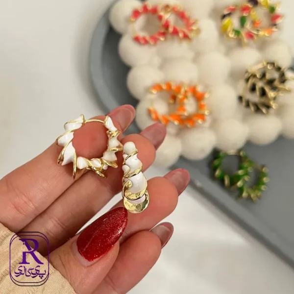 گوشواره میناکاری