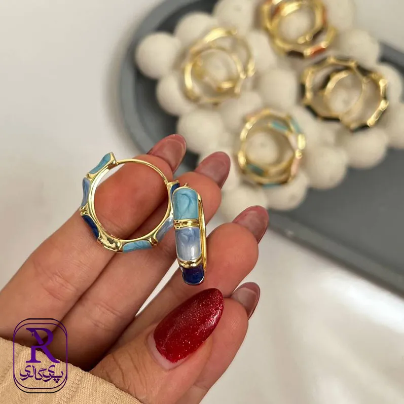 گوشواره میناکاری