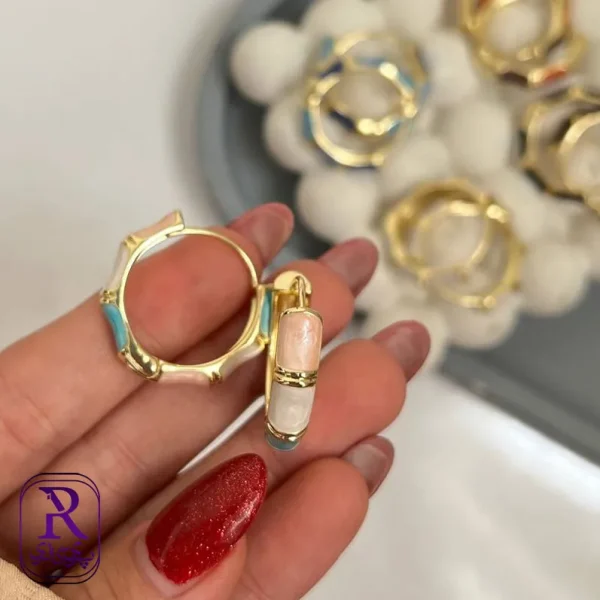 گوشواره میناکاری