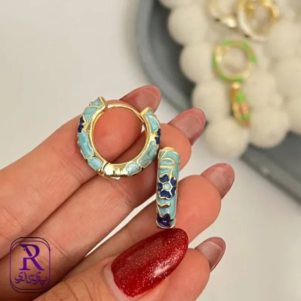 گوشواره میناکاری