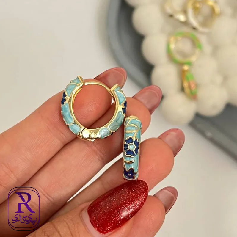 گوشواره میناکاری