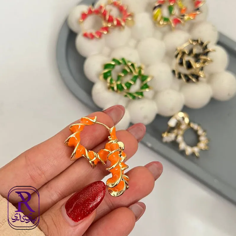 گوشواره میناکاری 2